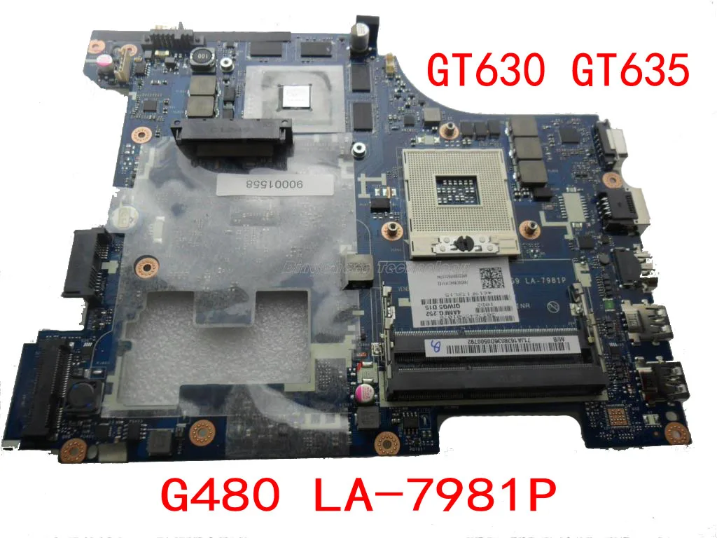 HOLYTIME материнская плата для ноутбука/материнская lenovo G480 QIWG5 LA 7981P HM76 GT635 2 Гб GPU DDR3