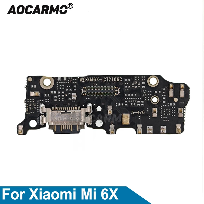 

Зарядное устройство Aocarmo с портом USB Type-C, док-разъем, печатная плата, гибкий кабель для Xiaomi Mi 6X A2, запасные части