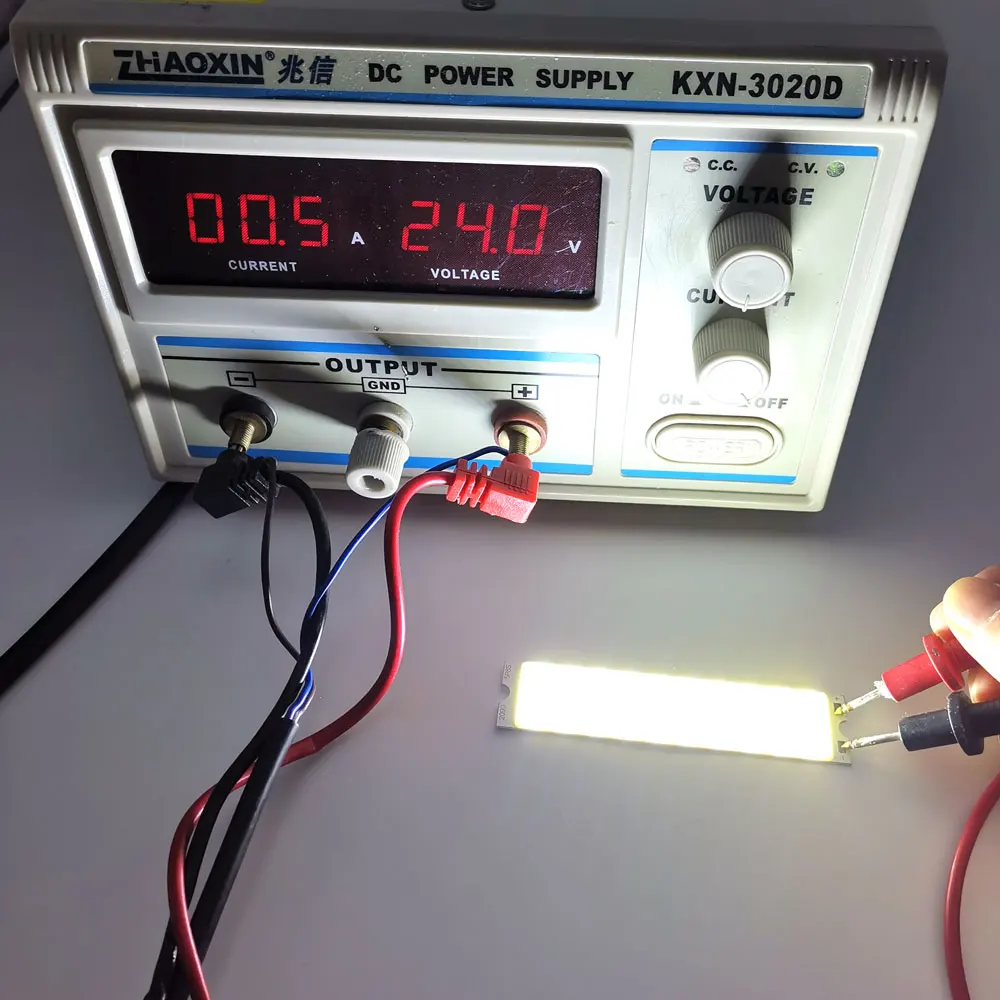 90x20 мм 24 в 15 Вт светодиодный COB светильник для грузовика ing DIY Теплый Холодный белый