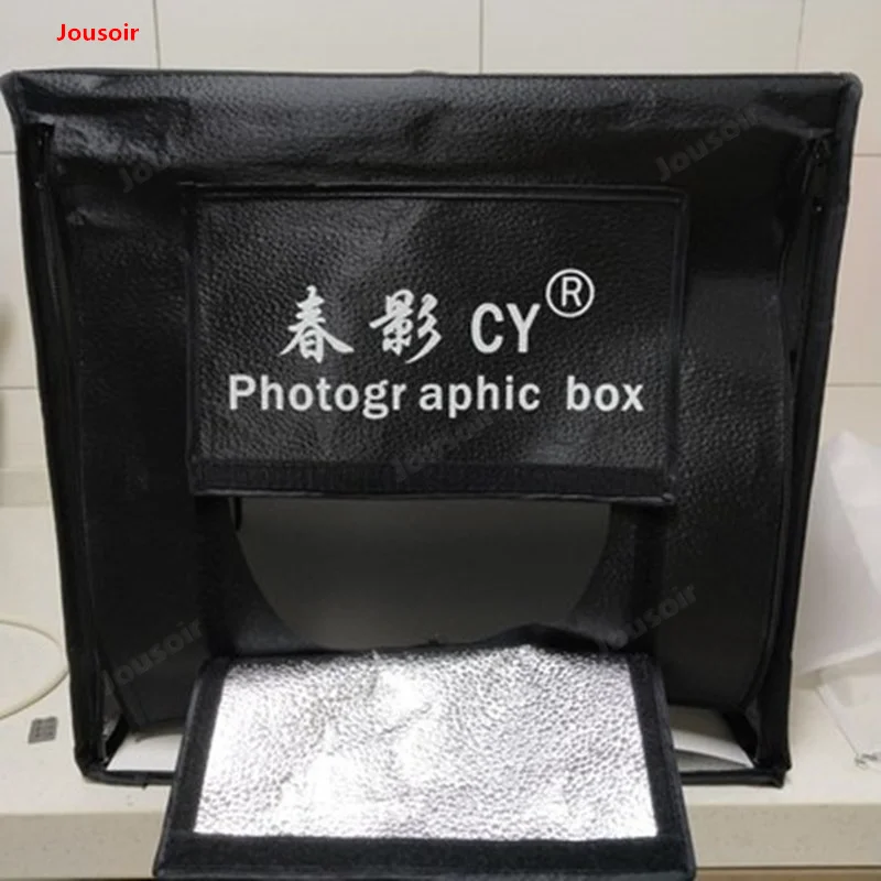 Светодиодный складной софтбокс для фотостудии светильник 40*40 палатка с фоновыми