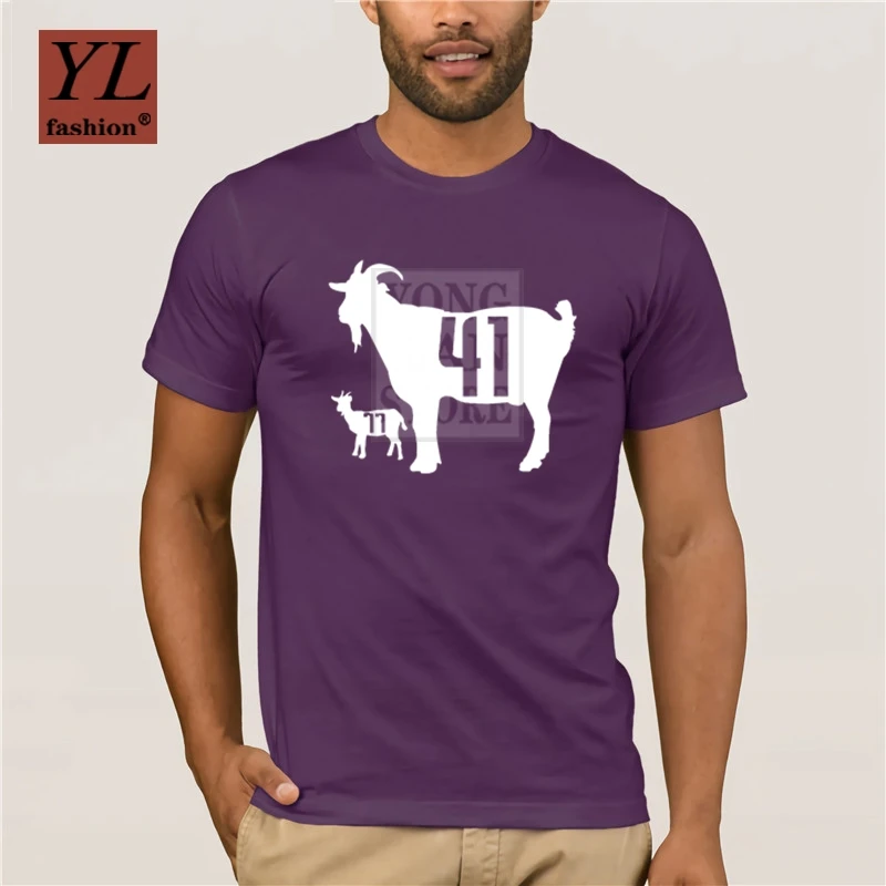 

2020 Men 100 Cotton Tee T Shirt Graphic Plus Size Tops Letter Print The GOAT Dirk