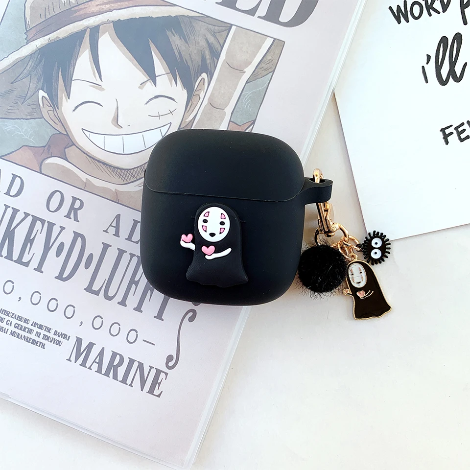 

Cute Japanese Cartoon Silicone Cover for JBL TUNE 220 TWS Case Earphone Protect Case for JBL T220 TWS Lucky Ghost Charms Pendant