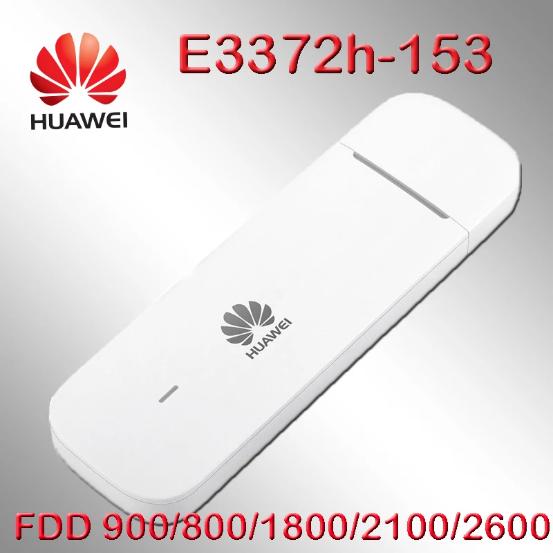 Разблокированный USB-ключ Huawei E3372 4G LTE USB-флешка Datacard huawei 4g модем e3372 со слотом для