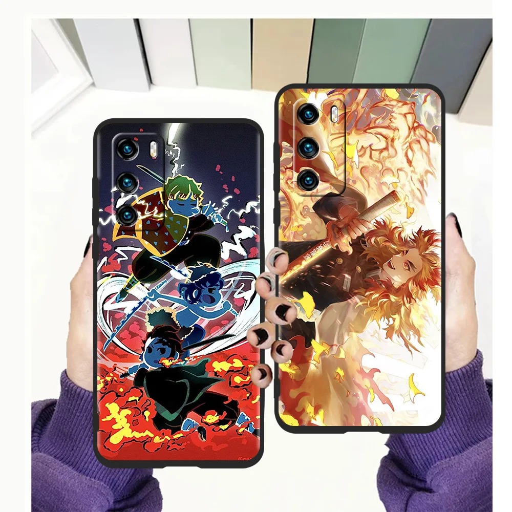 

Demon Slayer Kimetsu No Yaiba Case for Huawei P20 P30 P40 Lite P20 P30 P50 Pro P Smart Z 2021 Y6 Y7 Y9 Y7A Y6P Y9S 2019 Cover