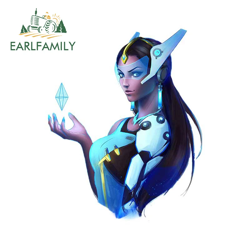 EARLFAMILY 13 см x 10,4 см для Overwatch Widowmaker виниловые автомобильные наклейки мотоциклетные наклейки аниме Смешные граффити