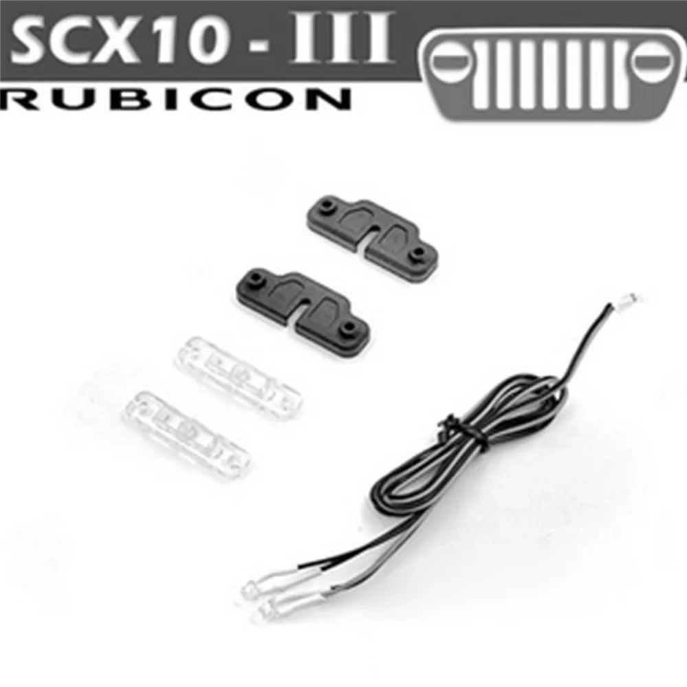 

Светильник шка для колеса из АБС-пластика со светодиодный светильник кой для AXIAL SCX10 III Jeep Wrangler детали для обновления гусеничного колеса RC