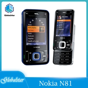 nokia n81 refurbished original nokia n81 gsm 3g network wifi 2mp camera fm 2 4 phone 1 year warranty free shipping free global shipping