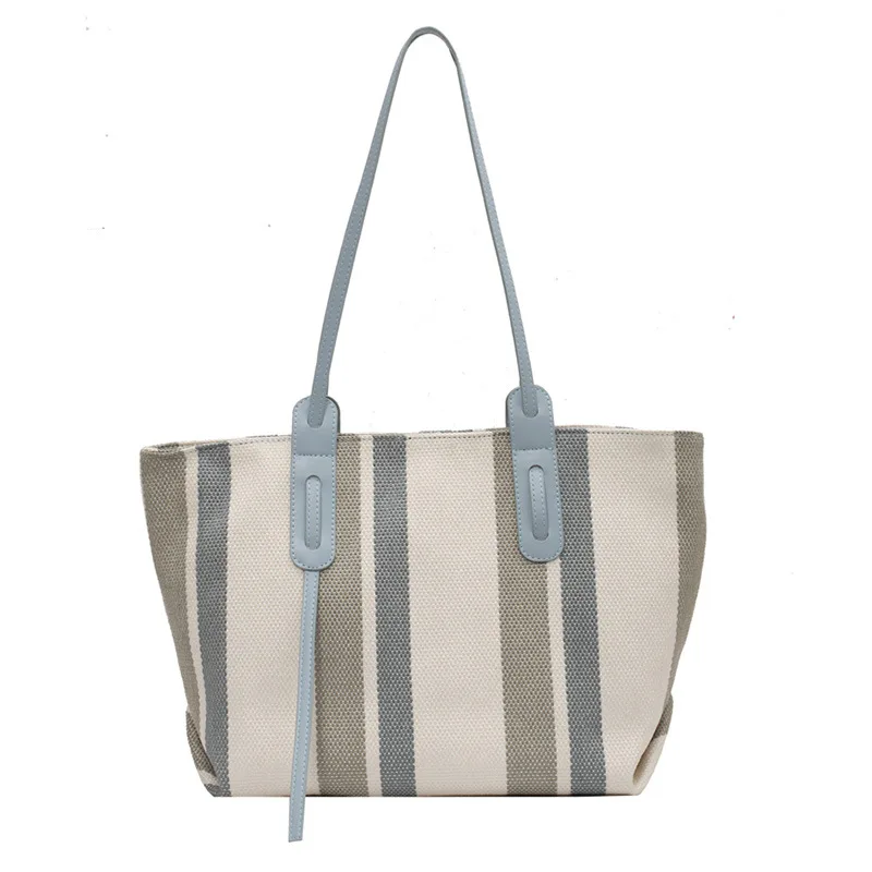 

Fashion Women Shoulder Bag Handbag Canvas School Bag Ins New Large Capacity Shopping Travel Totes Pack Casual Top-handle Pouch