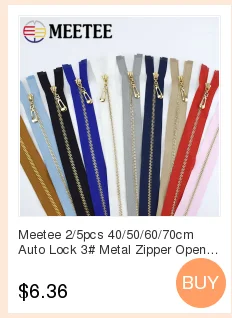 Meetee 5 шт. 5# металлические ползунки для молнии голова для металлической молнии DIY куртки одежда молния кулон Ремонтный комплект сумка Одежда Декор Аксессуары