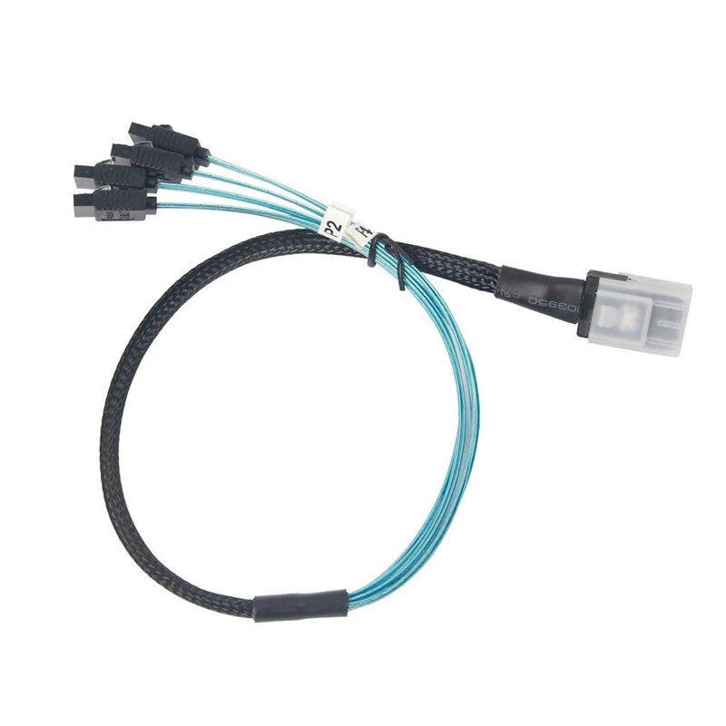 Mini SAS 36P SFF 8087 Штекерный для 4X SATA 7Pin гнездовые разъемы вперед прорыв внутренний