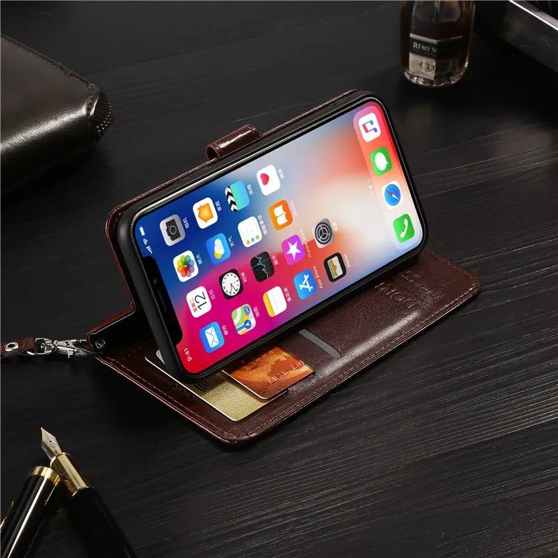 

Luxury Flip Leather Phone Coque Case for Meizu MX5 M575M M575U 5.5 inch Wallet Capa Original Book Design Stand Cover With Strap