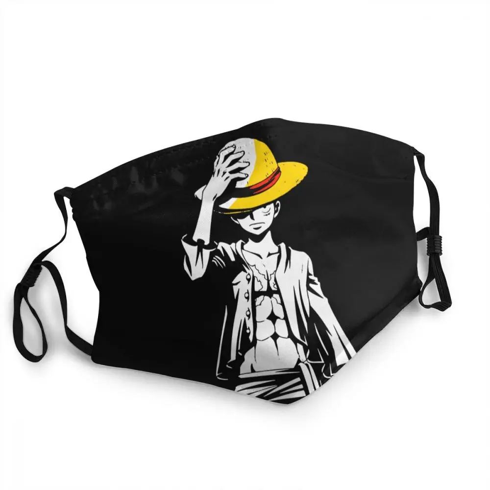 

Luffy The Pirates Washable Unisex Adult Mouth Face Mask One Piece Anti Dust Haze Protection Cover Respirator Muffle