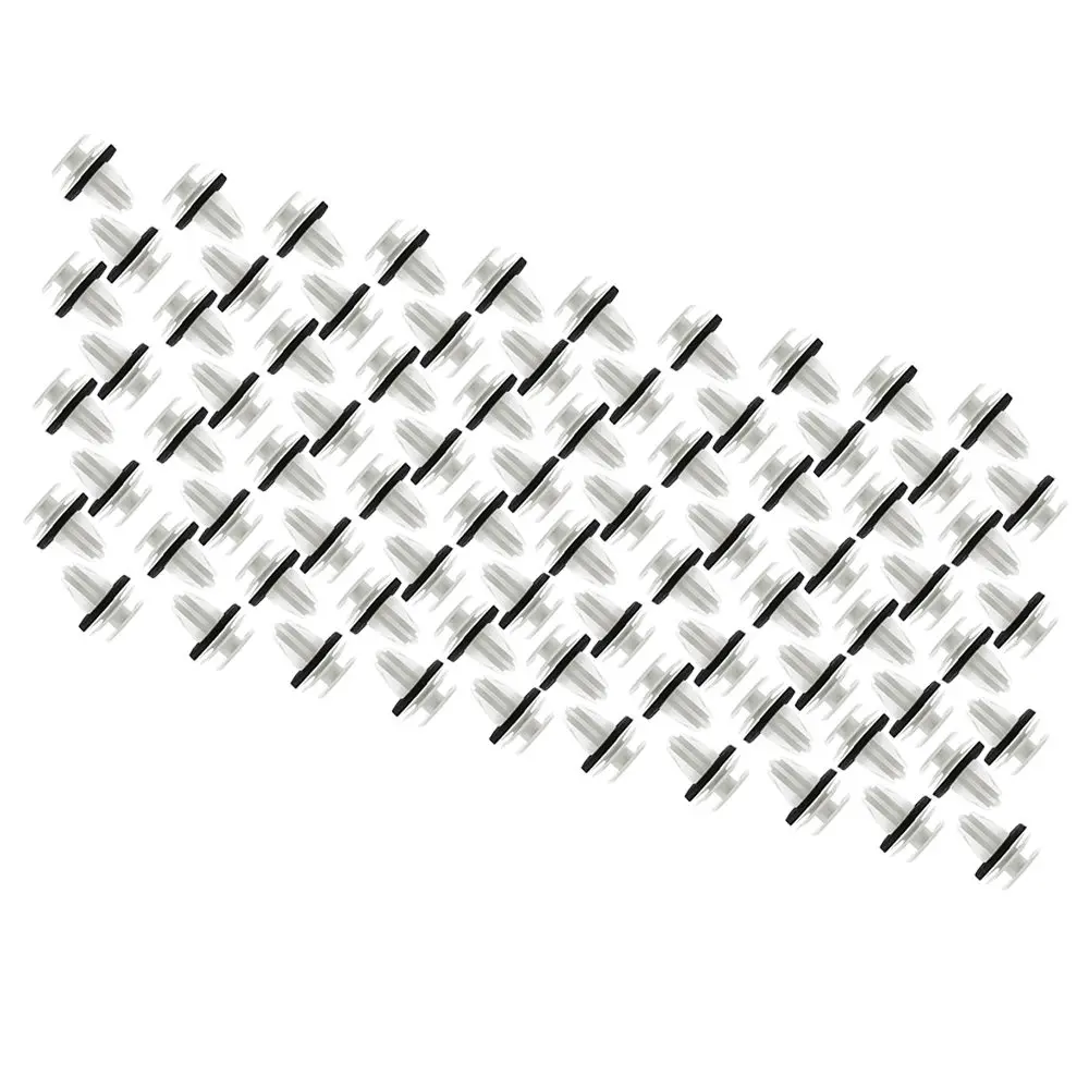 

100 Plastic Trunk Screw Rivets Set Car Bumper Fender For Auto Fastener-Clips Car Replacement Accessories