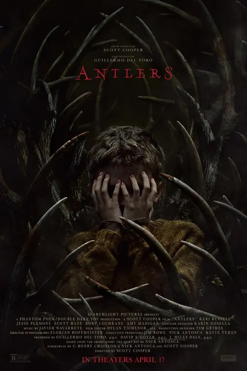 

Hot Rare movie Antlers 2021 Art SILK POSTER Wall Art Home Decorative painting