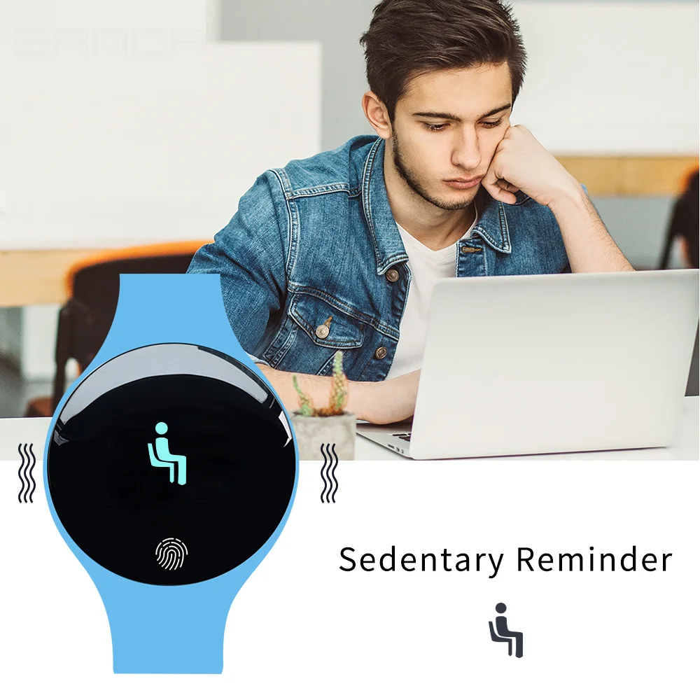 Смарт-часы с Bluetooth для мужчин и женщин спортивный умный фитнес-браслет шагомером