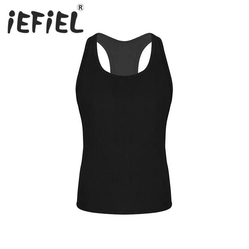 Модный мужской тренировочный жилет однотонный мягкий без рукавов с борцовкой на