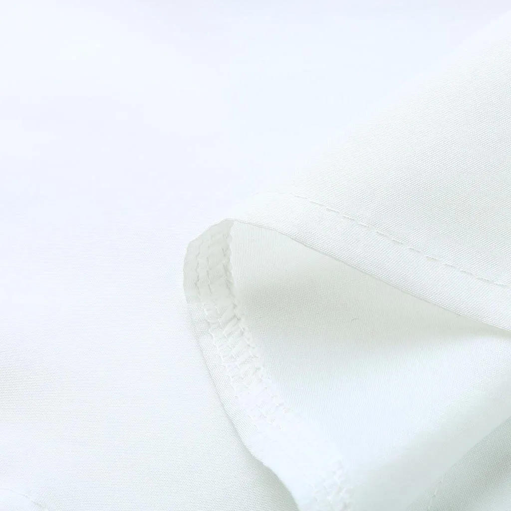 

Free ShippingSummer Dress 2020 Womens Sexy Dress Deep V-neck Solid Button Shirt Dress Short Sleeve White Midi Dresses Women