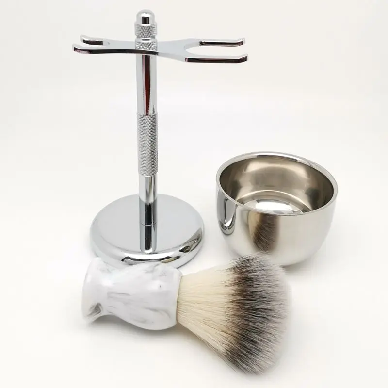 Набор синтетических кистей для бритья TEYO Landscape включает в себя чашу стойку