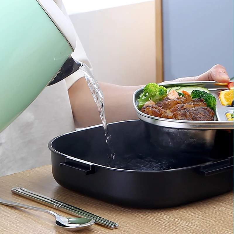 Ланч бокс для детей портативный контейнер хранения в японском стиле с подогревом