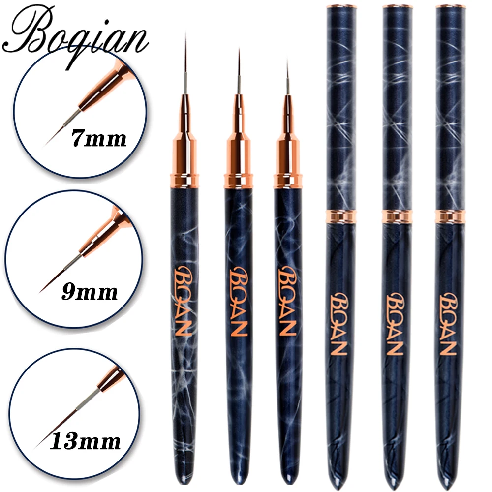 BQAN Мраморная Магнитная гелевая Кисти для маникюра акриловая УФ-гелевая ручка