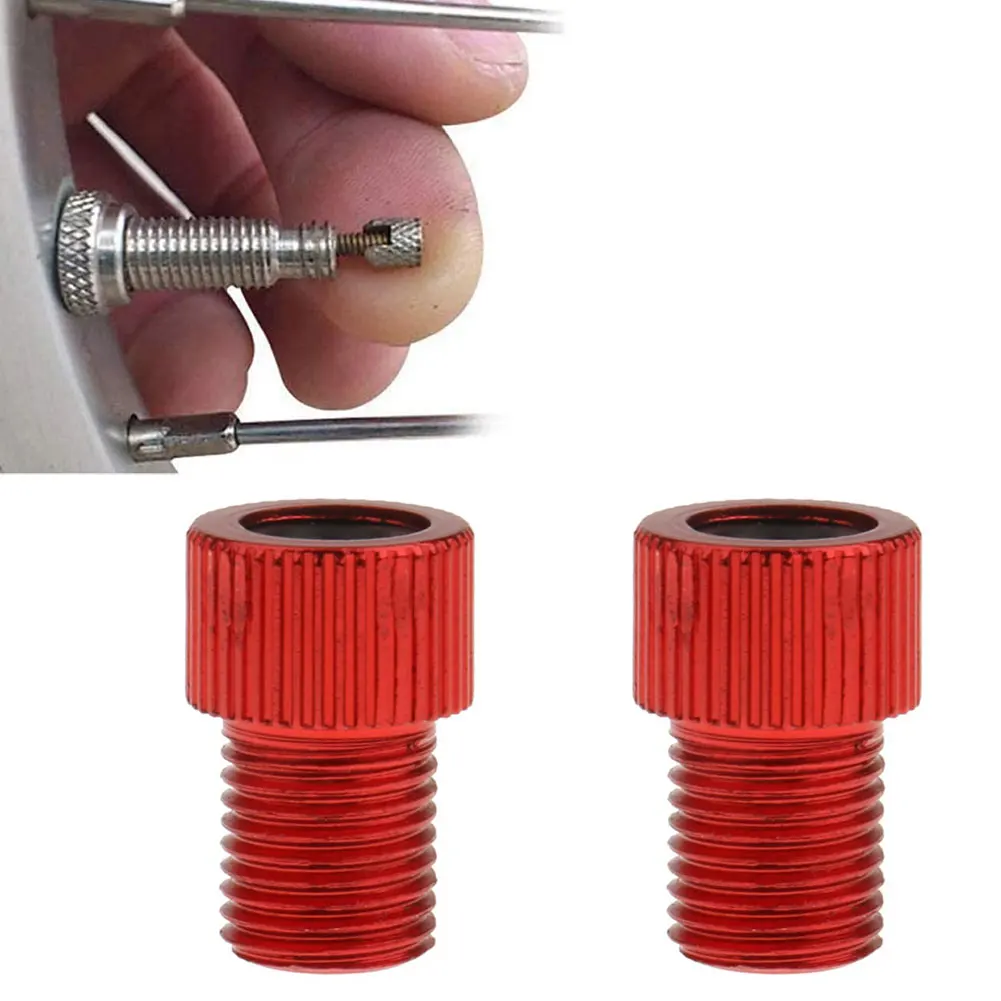 

2PCS Valve Adapter Pump Convert Presta To Schrader Copper Valve Adaptor Wheels Gas Nozzle Tube Tool Bike Bicycle Accessories