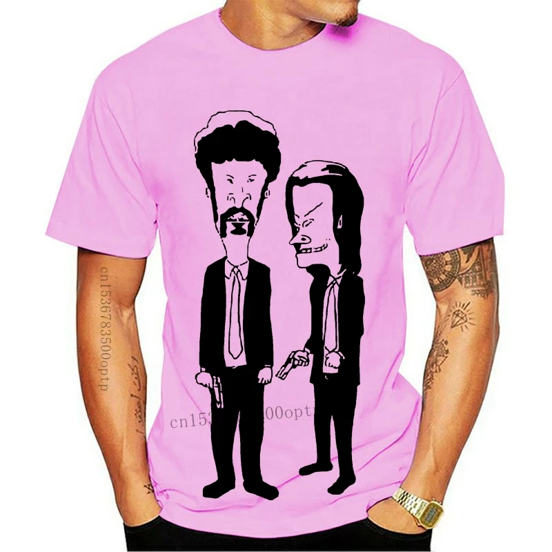 

New BEYOND THE SEEN Beavis and Butthead Pulp Fiction T Shirt