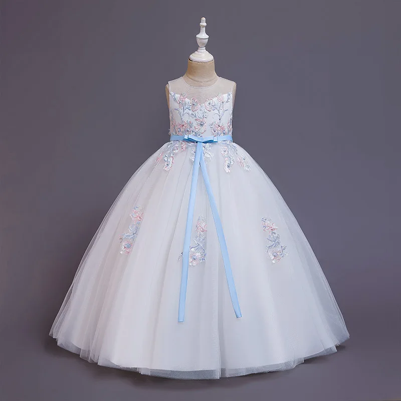 

Girls princess dress Embroidery Wholesale clothing Cute Prom dressesBaby girls and kids dresses for party and wedding