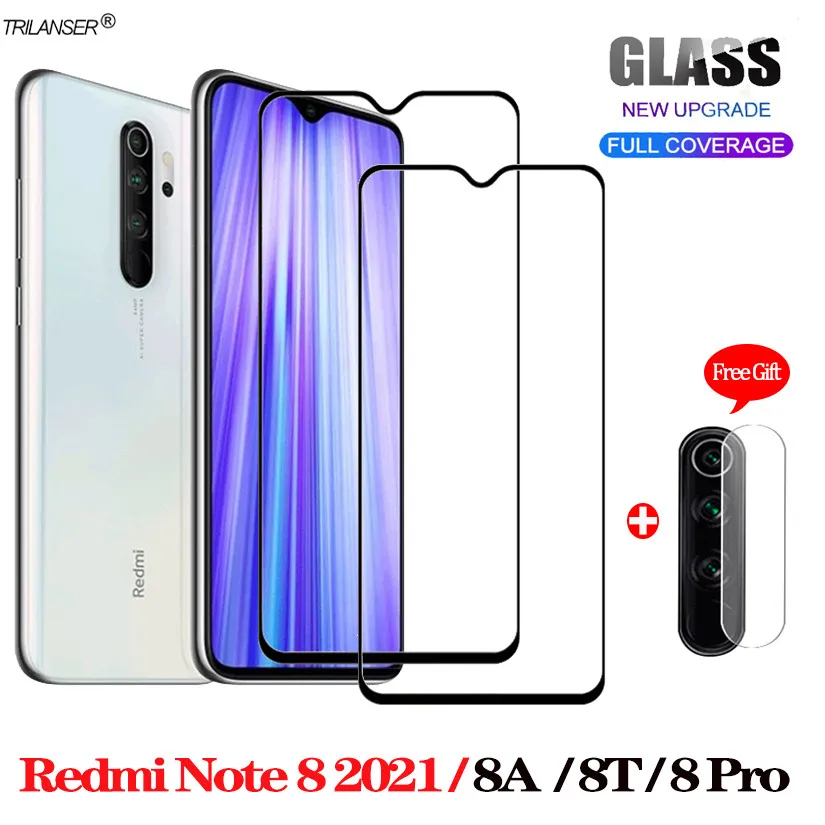 

HD Glass For Redmi Note 8 2021 Camera Protection Redmi Note 8 T 8Pro 8A 8T Screen Protector For Xiaomi Redmi Note 8 Pro Glass