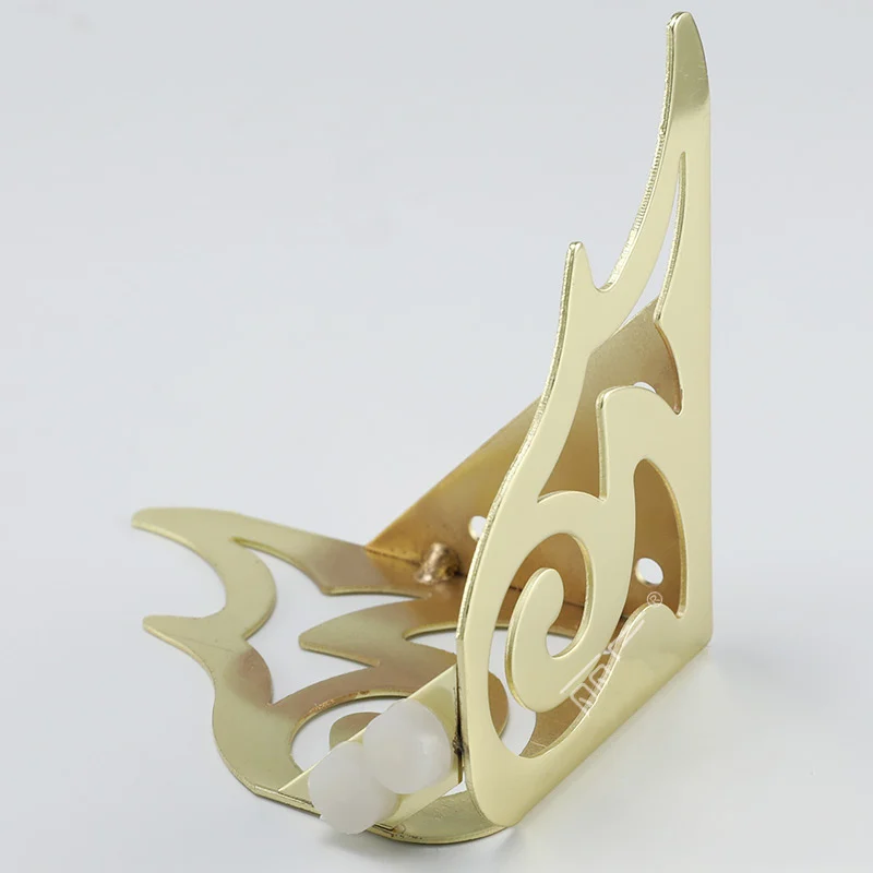 4 шт. металлическая мебель с золотым узором ножки для дивана шпильки ног защиты