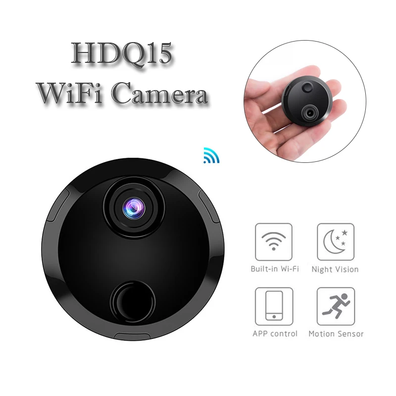 WiFi мини камера для тела микро gizli Espion маленькая ночного видения HD 1080P видео