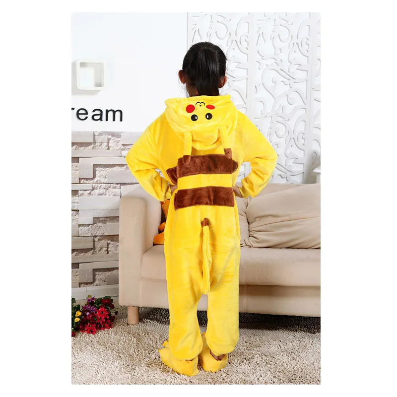 2019 кингуруми фланелевые Комбинезоны для детей пижамы зимний комбинезон единорог
