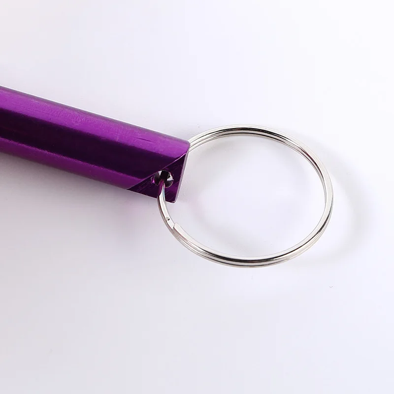 1 свисток для выживания металлический брелок ключей Многофункциональный