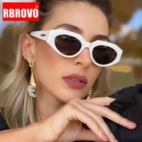 rbrovo retro cateye sunglasses women 2021 women sun glasses luxury brand designer sunglasses women small oculos de sol feminino