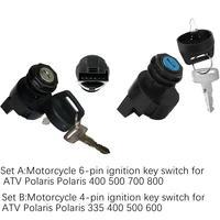 motorcycle 6 pin ignition key switch for atv polaris polaris 400 500 700 800 motorcycle 4 pin ignition key switch for 335 400