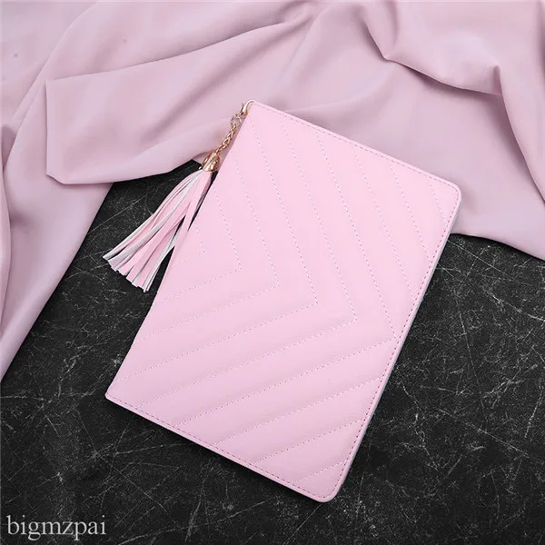 Роскошный 3D Модный чехол из искусственной кожи для ipad Air 1 планшеты складной Стенд Книга Флип защитный чехол для ipad Air 2 ipad 6 Чехол - Цвет: Pink