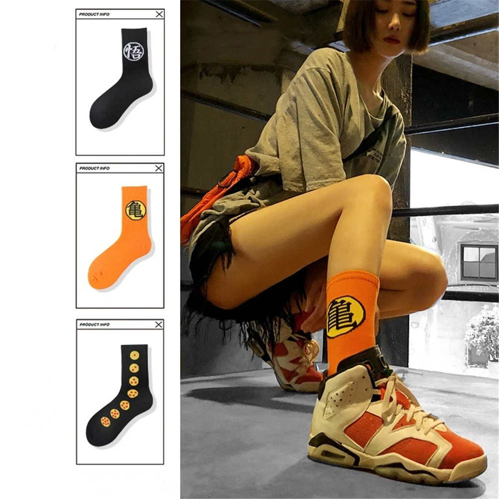 Носки мужские хлопковые с мультяшным принтом японские модные смешные в стиле