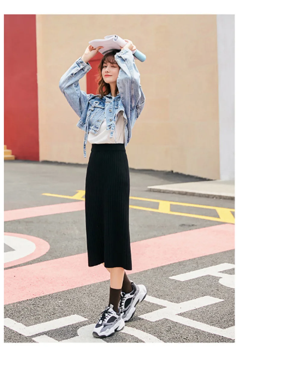 ZSRS Burgundy High Waist Bodycon Elegant Velvet Skirt Spring Fashion Pencil Office Lady Skirts For Women Midi Skirt