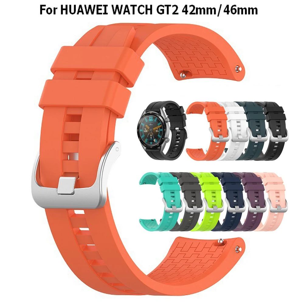 Лидер продаж 22 мм наручные смарт-браслет для часов Huawei GT 42 46 Смарт-часы ремешок