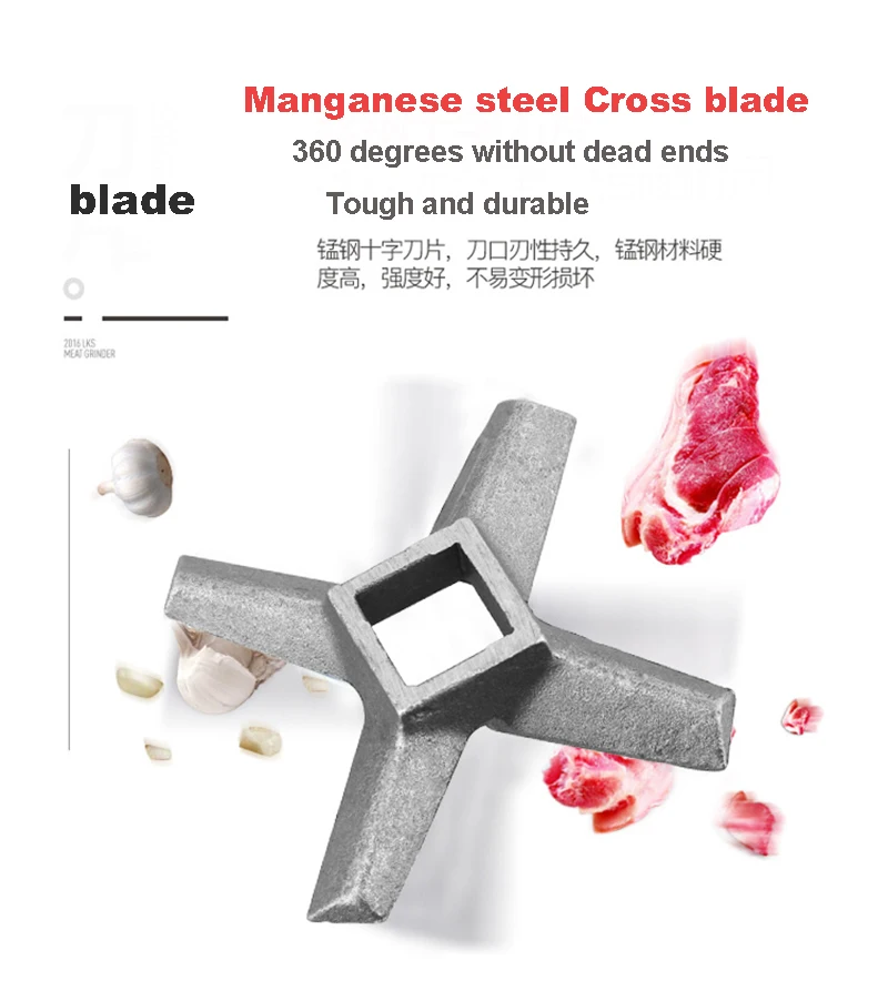 2021 Новый Нержавеющая сталь коммерческий Электрический большой мясорубка для