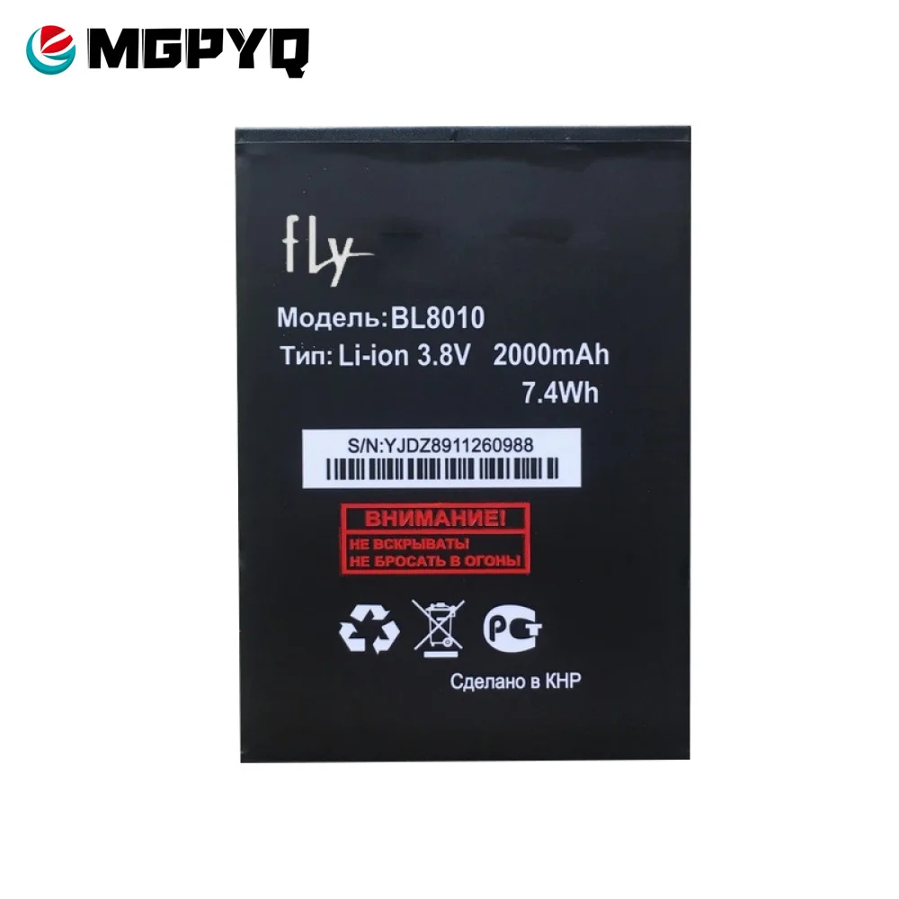 Сменный литий-ионный аккумулятор BL8010 3 7 В 2000 мАч для Телефона Fly FS501 Nimbus BL 8010 |