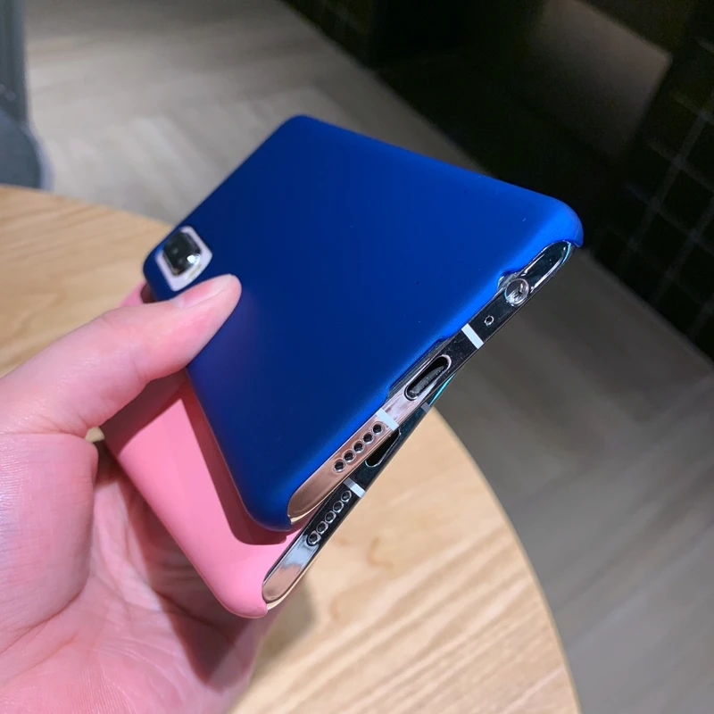 Однотонный матовый жесткий пластиковый чехол для телефона Xiaomi mi a1 A2 A3 9 9T Red Note 5 6 6A