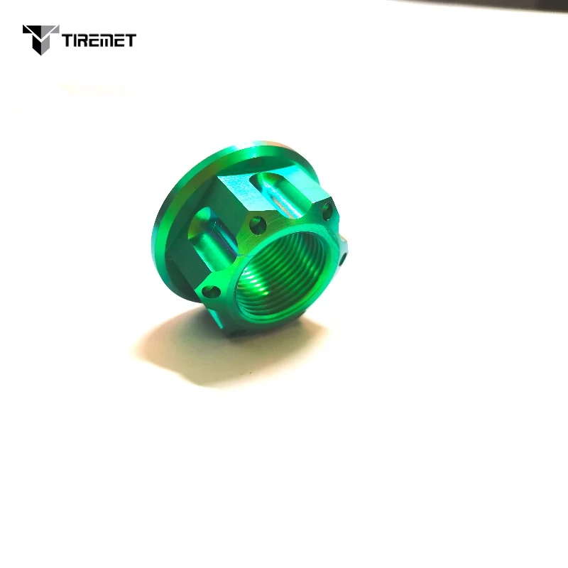 Титановые фланцевые гайки Tiremet M22 * 1 5 мм для заднего колеса мотоцикла KAWASAKI KX250F KX450F
