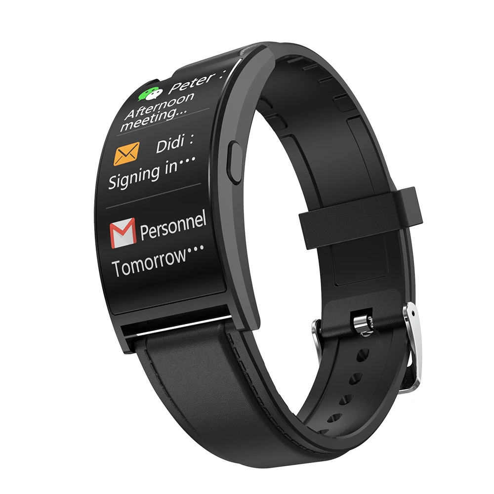 Новинка 2020 умные часы с изогнутым сенсорным цветным экраном монитор пульса и