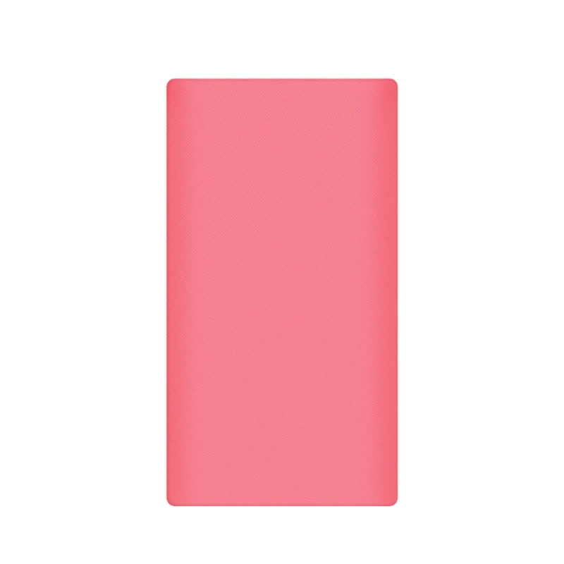 PINK Силиконовый защитный чехол 13*7,5 см для Xiaomi power Bank 2 10000mAh - Цвет: PINK