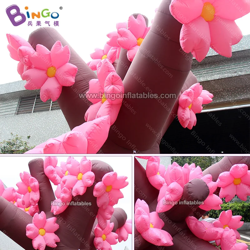 Изысканное Надувное персиковое дерево для украшения мероприятий/гигантское Цветочное улицы/надутое