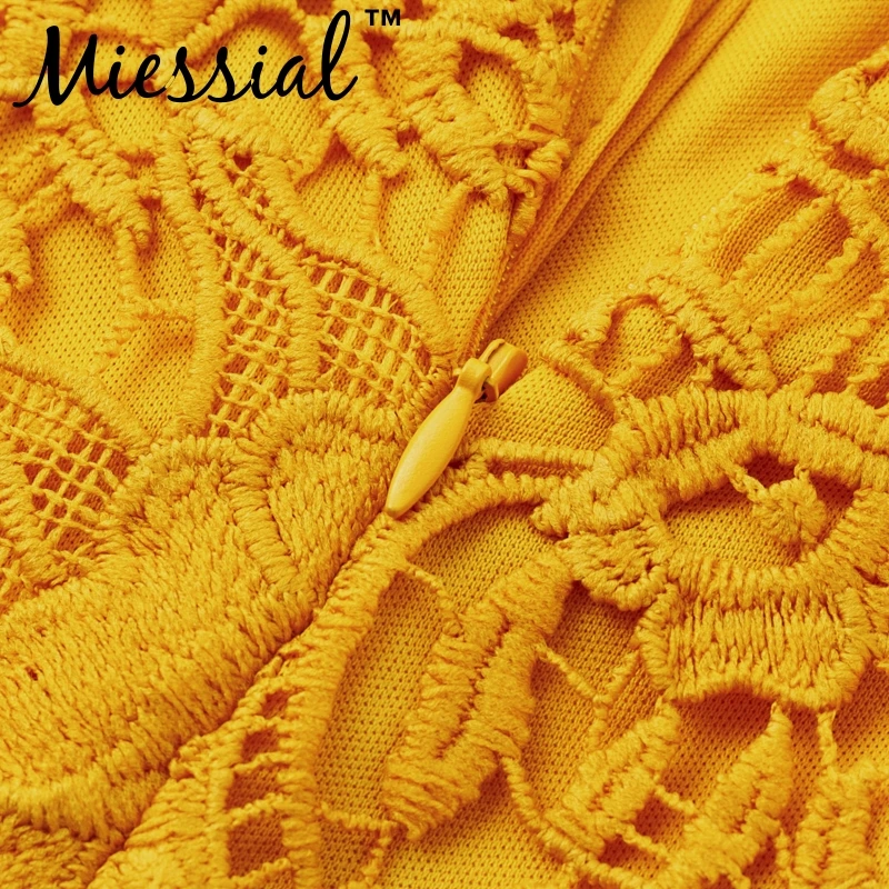 Miessial, сексуальный костюм из двух частей, кружевное, облегающее, желтое платье, женское, белое, с отверстиями, Осенние, женские, вечерние, для клуба, элегантное, макси платье, зима