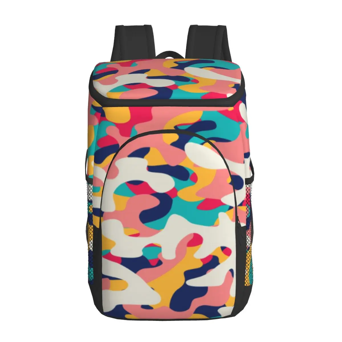 picnic cooler backpack abstract camo waterproof thermo bag refrigerator fresh keeping thermal insulated bag free global shipping