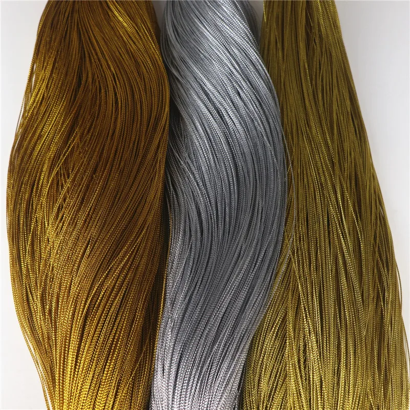 

100m Rope Gold Silver Cord Gift Packing String Beading Thread for Jewelry Making DIY Braid Bracelet Tag Line Labels Mark Lanyard