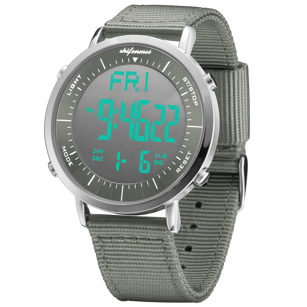 Часы наручные для мужчин и женщин спортивные цифровые светодиодные