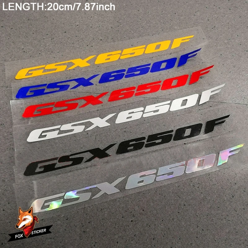 Reflective Stickers Decals Motorcycle Body Wheel Rims Fairing Helmet Tank Pad Label Logo for SUZUKI GSX 650F GSX650F | Автомобили и